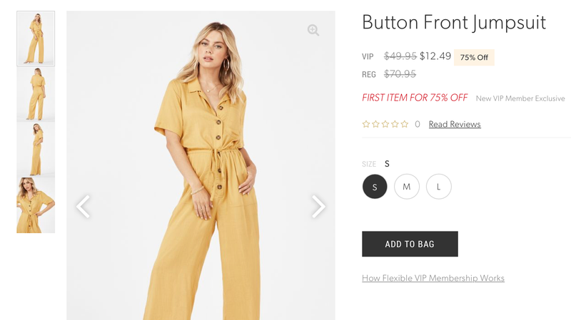 Illustration for article titled Stassi Schroeder’s JustFab Line Is Miraculously More Than Just a Bunch of Off-the-Shoulder Tops